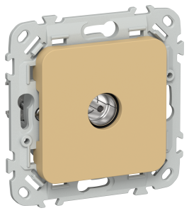 ТВ-розетка оконечная тип M IEK Flite FI-A13-O-K89 шамуа