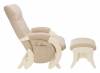 Кресло-качалка Комфорт Milli Smile 4627164251046 дуб шампань, polaris Beige, с пуфом и маятниковым механизмом фото 2