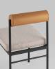 Набор из 2 барных стульев Stool Group Балла FDC9939 sDC6095-4+b270-28 X2 бежевый, коричневая экокожа фото 9