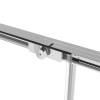 Душевая дверь в нишу Vincea Slim Soft VDS-1SS120CL 1200x2000, профиль хром, стекло прозрачное фото 4