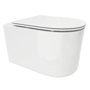 Унитаз подвесной Cerutti Spa Tanaro Aria 8910 безободковый, с микролифтом