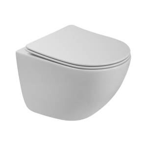 Унитаз подвесной BelBagno Amanda BB051CH-TOR-FC/BB051SC безободковый, сиденье микролифт