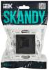 Розетка компьютерная RJ45 IEK Skandy SK-K10-2-K53 графит фото 2