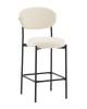 Стул полубарный Stool Group Бриф DD AV 477-F01-9005 (PP) молочный, букле