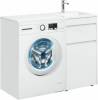 Тумба с раковиной Aquanet Токио 110 R 239299 напольная, белый фото 9