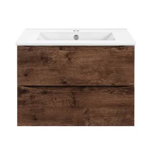 Тумба под раковину Vincea Mia Slim VMC-2MC600S1RW Коричневый