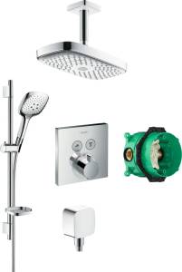 Душевой комплект Hansgrohe Raindance Select E 300 (2 jet) 27384000 + 27856000 + 26457000 + 15763000