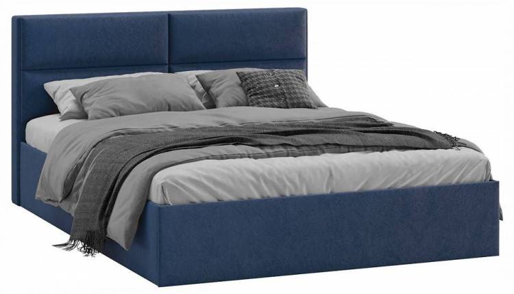 Кровать двуспальная Трия Глосс TRI_240726 Wellmart Blue