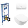 Комплект Унитаз подвесной Villeroy&Boch Subway 3.0 4670TS01 alpin + Инсталляция 92242700 + Кнопка Viconnect 922400RE