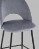 Стул барный Stool Group Меган AV 415-H14-08(B) велюр серый фото 7