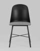 Набор из 2 стульев Stool Group Shell 8336 black X2 черный, с мягким сиденьем фото 3