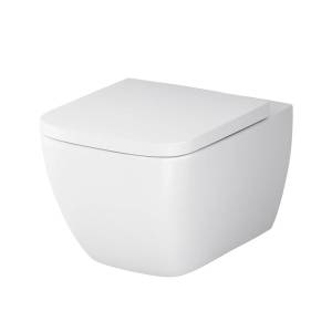 Унитаз подвесной Am.Pm Gem C901701SC FlashClean с крышкой-сиденьем микролифт, (царапина) (распродажа)