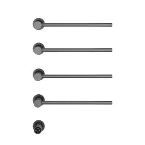 Полотенцесушитель электрический Vincea VTD-2H1GM таймер, вороненая сталь