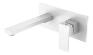 Смеситель для умывальника Boheme Qubic 475-MW Matt White