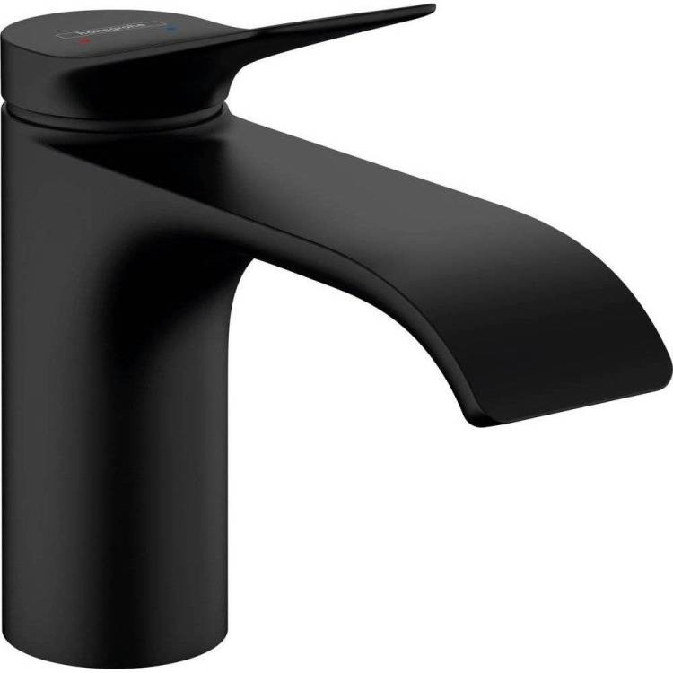 Смеситель для раковины Hansgrohe Vivenis 75012670 80 черный матовый