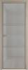 Межкомнатная дверь Profil Doors 3 AX цвет профиля Никель матовый, стекло безопасное 6 мм рэте 700x2000