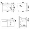 Мойка кухонная Blanco Etagon 700-U 524270 нержавеющая сталь фото 6