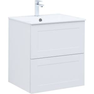 Тумба с раковиной Aquanet Терра 60 323178 подвесная, белый матовый