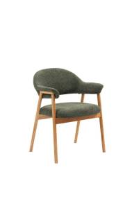 Стул Stool Group Tavu DM4774 OTE-S-355 GREEN зеленый, с деревянными ножками