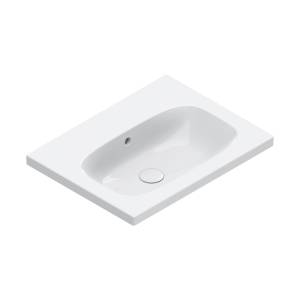 Раковина Catalano Alvea 620600001 белая глянцевая, 60x46