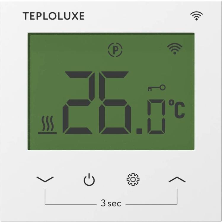 Терморегулятор Теплолюкс Pontus 099922 белый, WiFi