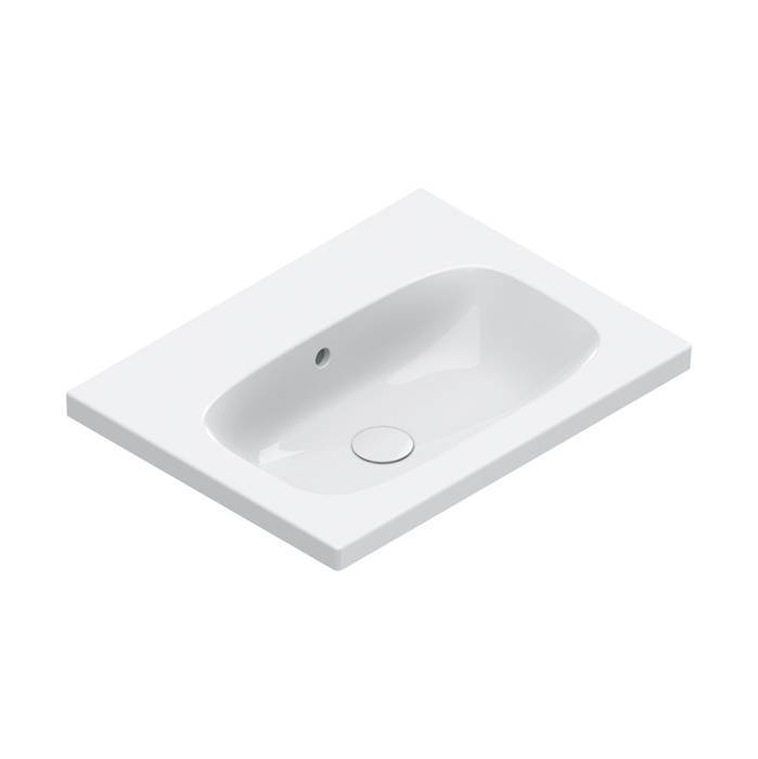 Раковина Catalano Alvea 620600001 белая глянцевая, 60x46