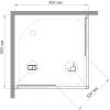 Душевой уголок Royal Bath HPD RB90 HPD-T-CH 90x90 фото 4
