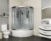 Душевая кабина Niagara Lux 7744W хром, металлик, с высоким поддоном, с сиденьем фото 6