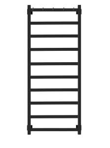 Полотенцесушитель электрический Secado Корсико 4603777473013 1 К 120x50, L, черный матовый