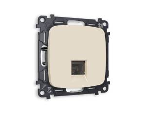Комплект механизма телефонной розетки со шторкой Ambrella Volt Omega MO332030
