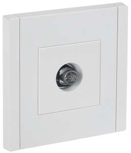 ТВ-розетка оконечная IEK Forte&Piano FP-A10-O-K01 белый