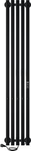 Полотенцесушитель электрический Indigo Style 5 PRO LSPRE90-23BRRt	 с таймером, черный муар, 90x23