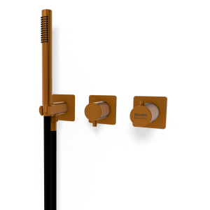 Внешняя часть смесителя Remer X Style XT97D3QPWBCU медь брашированная