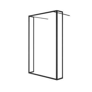 Душевая перегородка Riho Lucid G005039121 GD404 300x1200x300x2000 Черный