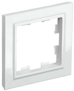 Рамка 1-постовая IEK Brite BR-M12-K01 белый