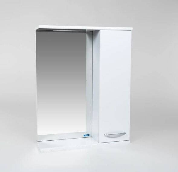Зеркало-шкаф Viant Прага VPRA55-ZSHR 160x550x700 правый без света