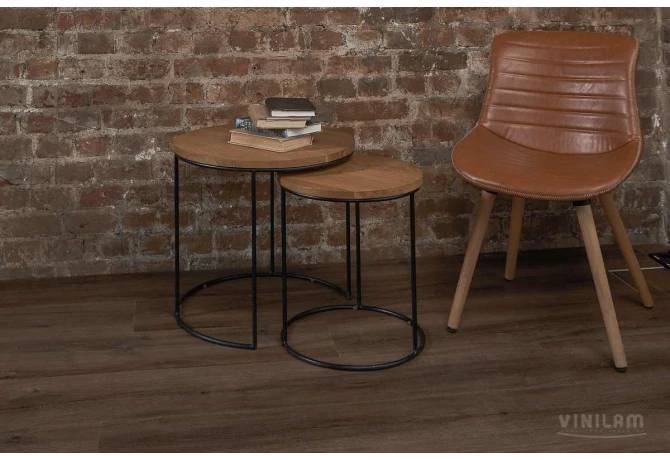 SPC Ламинат Vinilam Ceramo Cork 8/43 4V 8885-EIR Дуб Берн 1520x225