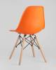 Стул Stool Group Eames Style DSW Y801-V SEAT orange DUAL оранжевый, разборный каркас фото 6