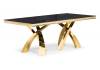 Обеденная группа Woodville Иге 599467 black, gold, стулья велюр фото 3