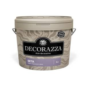 Декоративное покрытие Decorazza Seta база Argento ST11-57 темно-коричневое 5 л