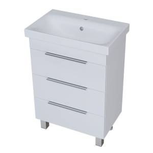 Тумба с раковиной 1MarKa Gaula У92515 60 см, белый
