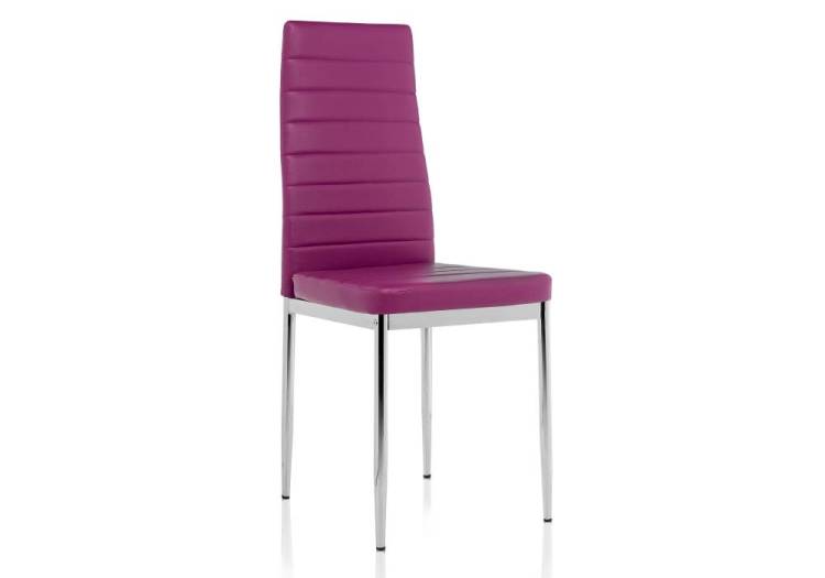 Стул Woodville DC2-001 11817 хромированный металл, purple