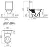 Унитаз-компакт Norm Eisberg 9844B099-7201 с микролифтом фото 4