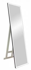 Зеркало Continent Tower ЗЛП1095 45 см, с подсветкой, черный