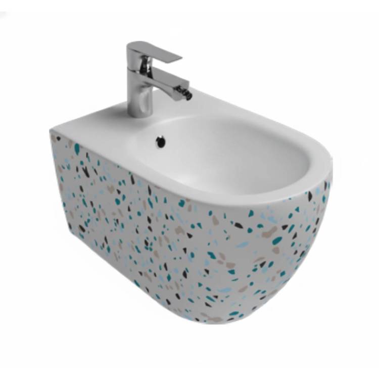 Биде подвесное Isvea Infinity 10NF41001SV-2L-TRZ белое матовое