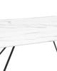 Стол обеденный Stool Group Сакраменто DT-968-W-140 DUAL белый стеклянный 140x90x76 фото 4