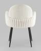 Стул Stool Group Wave Stripes VC006 FL 0917-0006/Fl-100 seat DUAL белый, букле фото 7