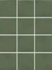 Керамогранит Kerama Marazzi Бахия KM1010G0050N зелёный глянцевый 29.8х39.8 из 12 частей 9.8x9.8