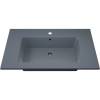 Раковина Uperwood Parma Quartz 291003006 77 см, бетон, серая матовая