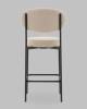 Стул полубарный Stool Group Бриф DD AV 477-C05-9005 (PP) бежевый, велюр фото 6